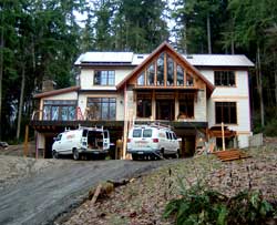 The house in late December